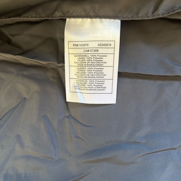 Puma Kids' Teal and Gray Puffer Vest - Picture 8 of 8